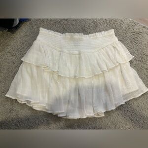 Forever 21 white flowy skirt!